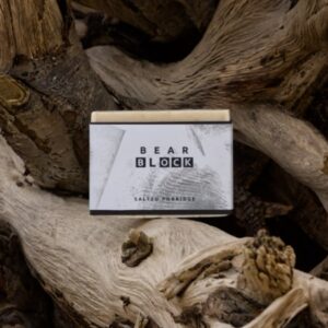 BEAR BLOCK Salted Porridge Unscented Soap for Sensitive Skin