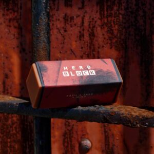 Mini-HERB BLOCK Basil Sage Mint Terracotta Clay Soap
