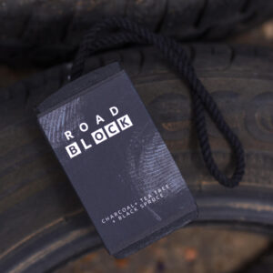 ROAD BLOCK Soap on a RopeTea Tree Charcoal Black Spruce Soap for Oily Skin