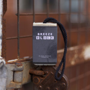 BREEZE BLOCK Soap on a Rope Black Pepper + Pumice Exfoliating Soap
